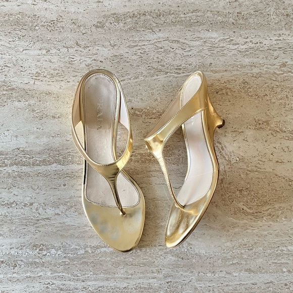 Prada Shoes - Vintage Prada Thong Sandal Wedges